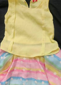 Beautiful Baby Skirt and Top For Babies 3-9 Months