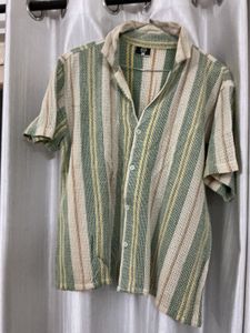 Goa Striped Short Sleeve Button-Up Shirt