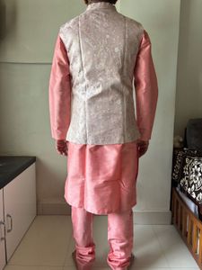 Kurta Pyjama Ethnic Jacket Set