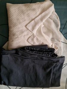Sale! New With Tag| White Textured Top And Bottoms