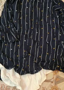 Stylish Striped Kurta Set