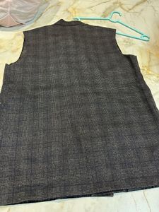 Men's Checked Nehru Jacket