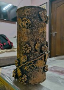 ​✨ Stylish Handmade Brush Holder - Antique Gold De