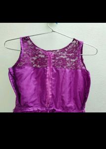 Beautiful Lace Purple Dress