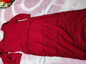 Stylish Red Cotton Kurta for Women