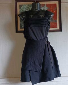 Chic Black Wrap Dress