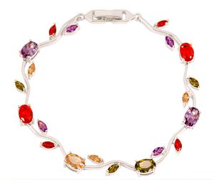 Multi-color Gemstone Bracelet