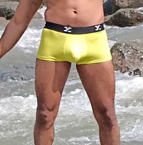 Men's Yellow Boxer Briefs