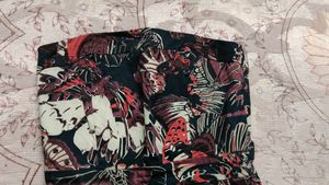 Strapless Butterfly Print Mini Dress