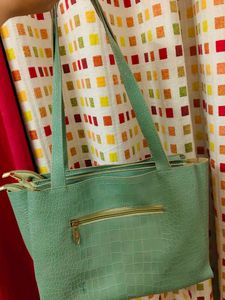 Green Tote Bag