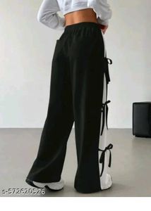 Y2k Streetwear Stylish Black &amp; White Cargo Pants