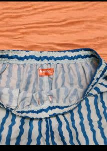(Banno Swagger 😎)Blue Striped Pajama Set