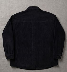 Black Corduroy Overshirt