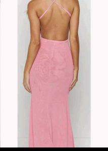 Backless Pink Dress🚨