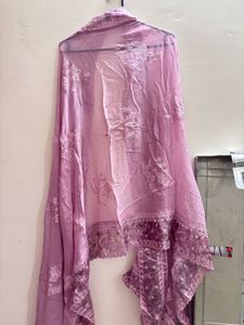 Elegant Lavender Kurta Set with Palazzo