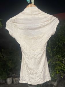 Cream Shrug Top