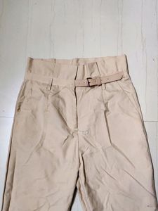 Straight Fit High Waisted Trouser