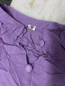 Purple Kurta Set