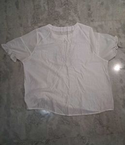 White Graphic Print T-Shirt
