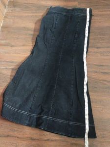 Denim Maxi Skirt