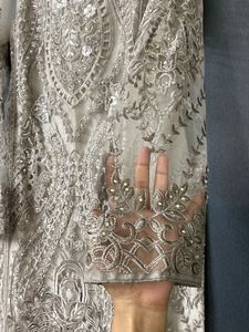Pakistani heavy work kurta set with dupatta