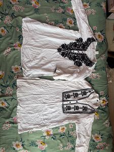 white kurti for sisters / besties