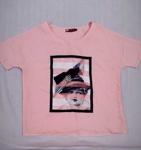 Vintage Style Woman Print Blouse