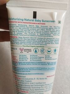 Babychakra Natural Baby Sunscreen
