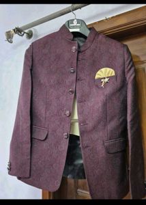 Stylish Maroon Bandhgala Jacket,