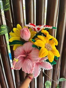 Handmade Pipe Cleaner single Flowers