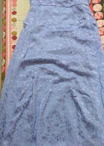Beautiful Lavender Jacquard Gown