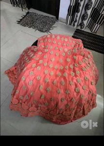 Gorgeous Pink &amp; Gold Lehenga
