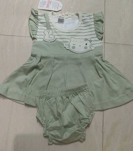 Cute Hello Kitty Dress and Bloomers Set