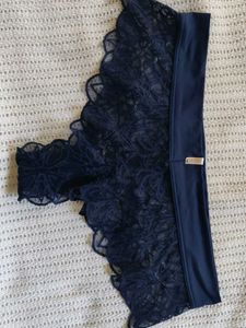 victoria secret Women's Navy Lace Briefs