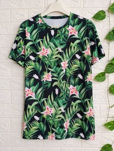 Tropical Floral Print T-Shirt