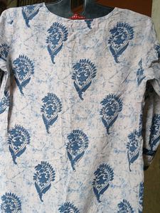 Stylish Printed Cotton Kurta