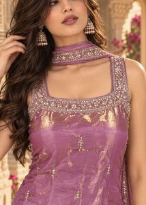 diwali style plazzo set