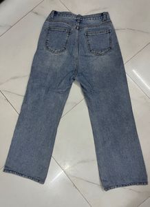 Light Blue Wide Leg Jeans