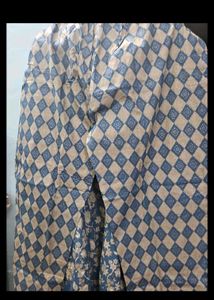 Elegant Blue Floral Kurta set