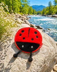 Cute Ladybug Coin Pouch