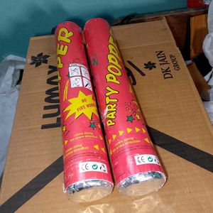 Party Poppers – New &amp; Unused