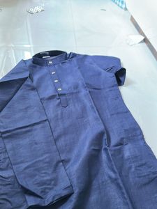 Men's Navy Blue Kurta