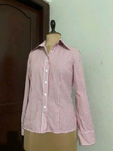 Classic Striped Button-Up Shirt