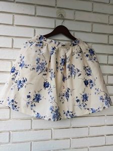 Floral Print Mini Skirt