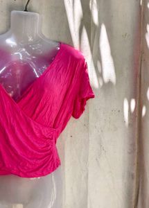 V-Neck Wrap Top