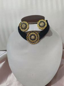 Blue Crystal Ad Choker
