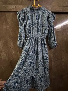 Bohemian Print Midi Dress