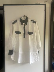 Unique White &amp; Gray Accent Shirt