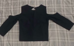 Navy blue crop Top