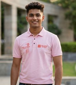 Men's Pink Polo T-Shirt